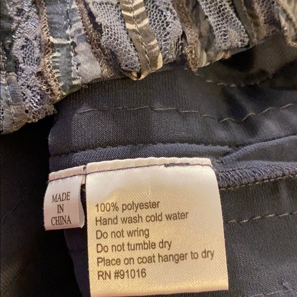 Obstinee By IKA Gray Ribbons & Lace Jacket NWOT - Picture 10 of 10